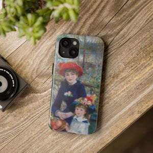 Two Sisters on the Terrace (Renoir) Phone Cases - Vintage Floral Design, Unique Gifts for Art Lovers, Phone Accessories