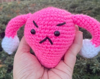 Angry Uterus Crochet Pattern