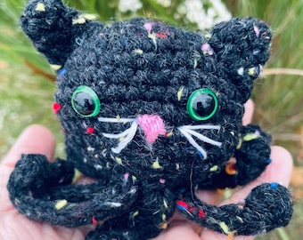 Cute Octacat Plushie- Crochet Catapus- Cat Octopus Hybrid Plush- Misfit Toy