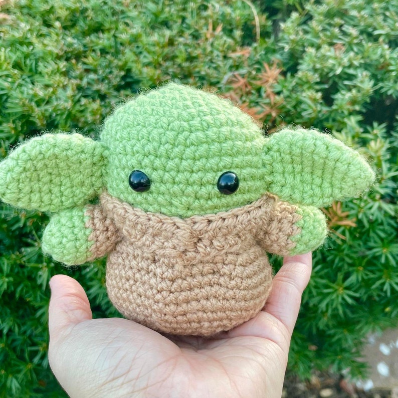 The Child Plushie Baby Alien Amigurumi Alien Star Wars Fan Art The Mandalorian image 1