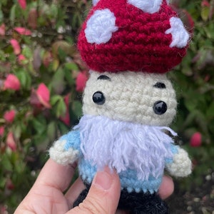 Mushroom Gnome Crochet Pattern Amigurumi Patterns Cottagecore image 2