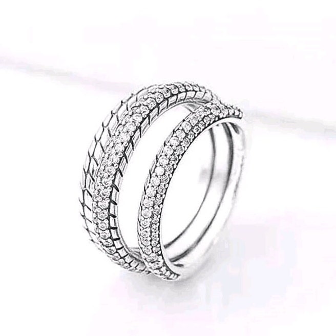 Silver Cz Rings pic photo