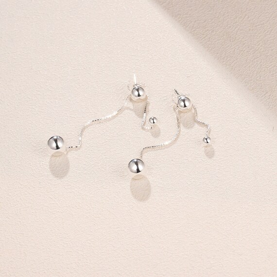 Pandora string of beads drop earrings deals