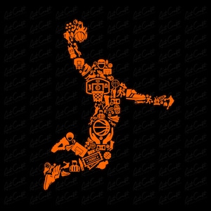 Basketball Player Digital Design Download