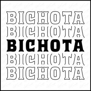 Descarga de diseño digital Bichota Repeat