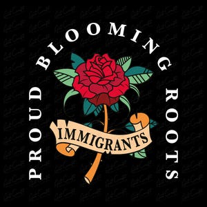 Proud Blooming Roots Digital Design Download, Design for DIY Projects, Custom Apparel, Home Décor & Crafts