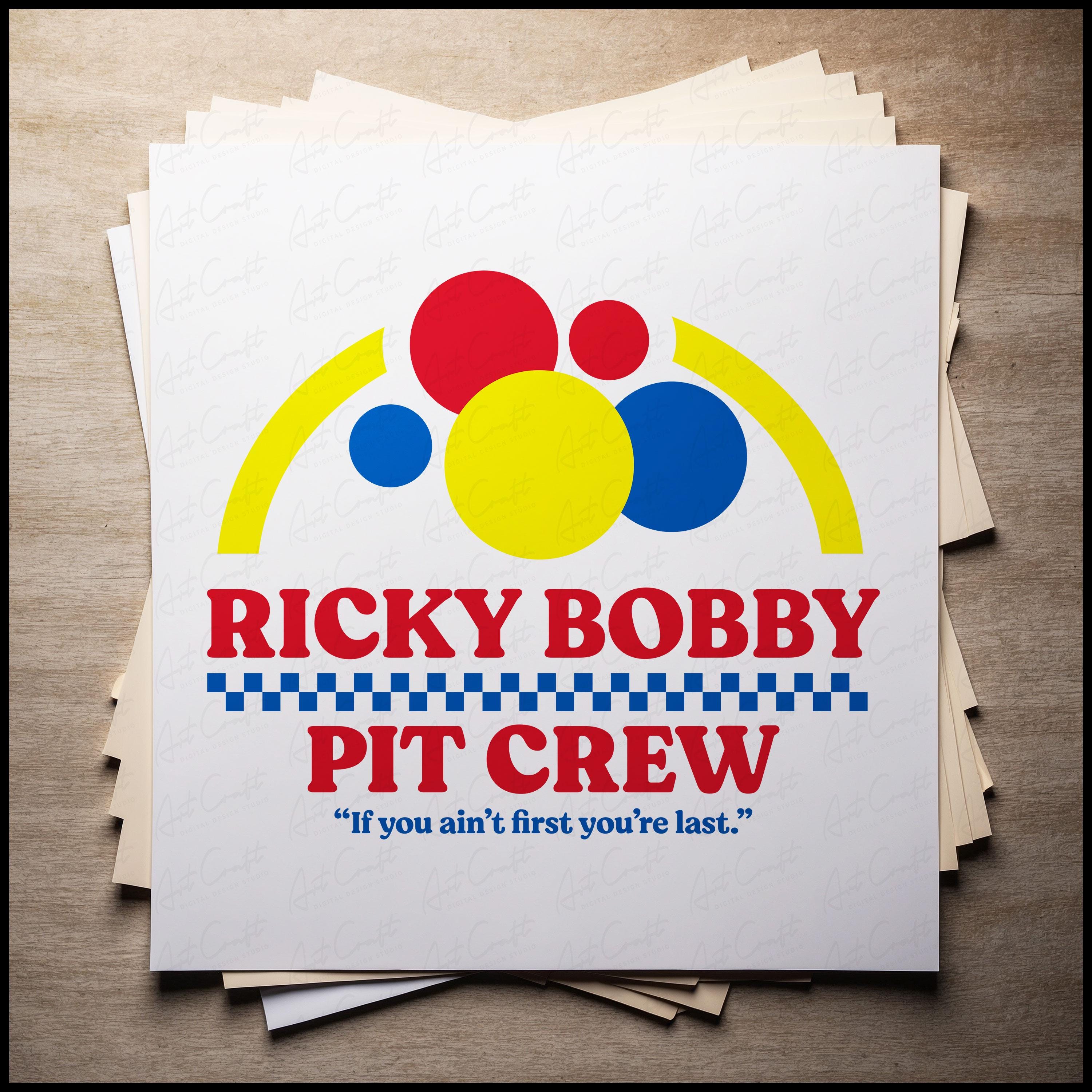 Pit Crew Ricky Bobby Digital Design Download - Etsy