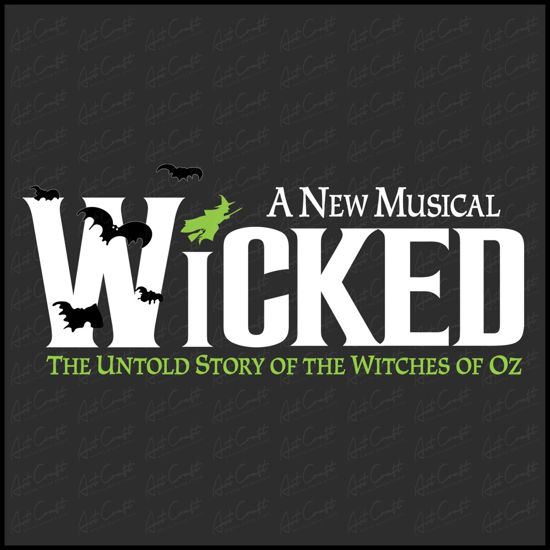 Wicked Broadway Musical Digital Design Download - Etsy