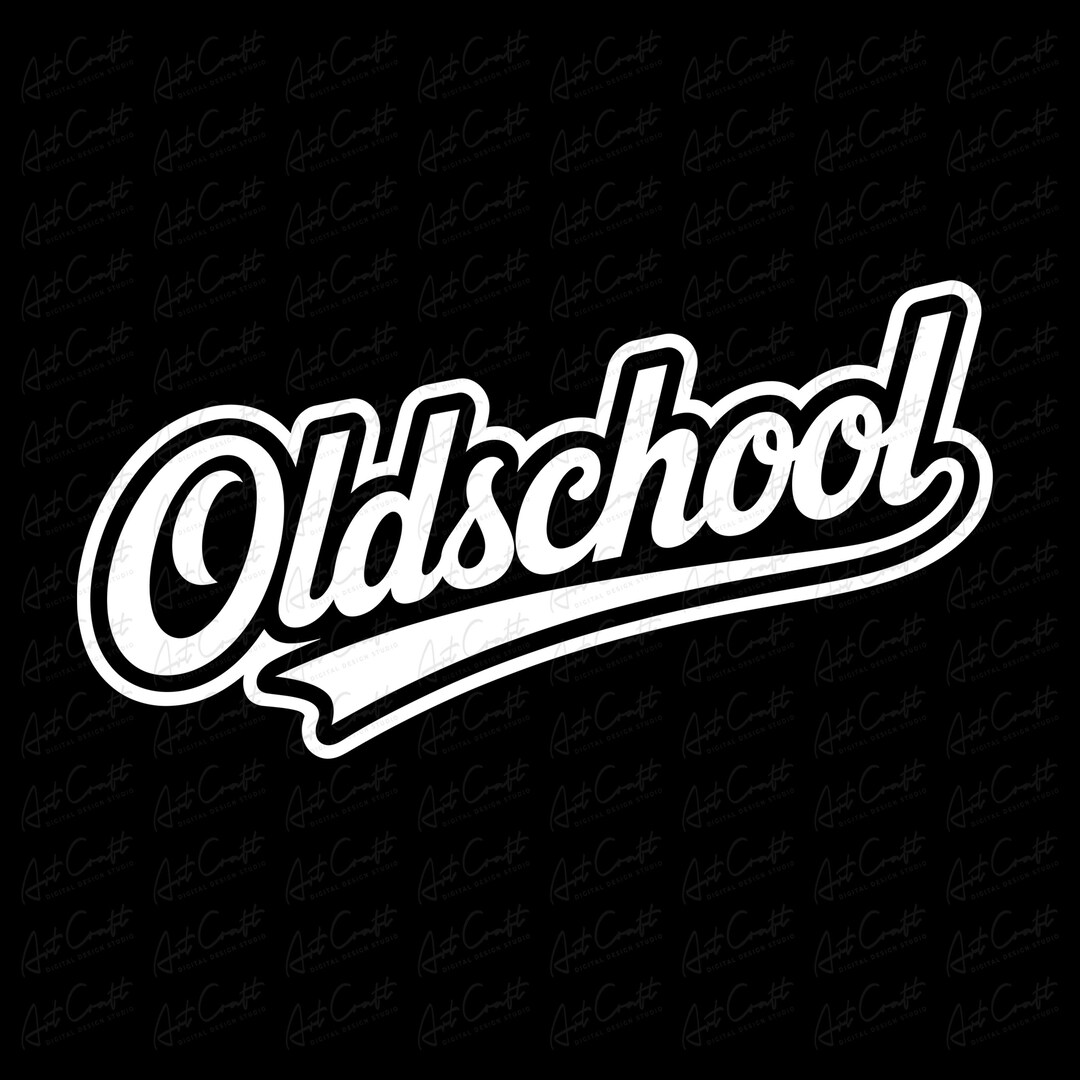 Throwback Lettering Oldschool Retro Typography Digital Design Download, Vintage Lettering ...
