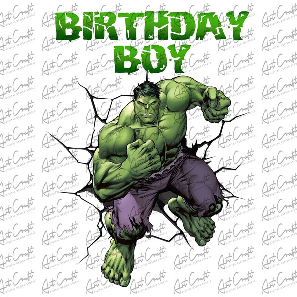 Hulk Birthday Boy Png Download