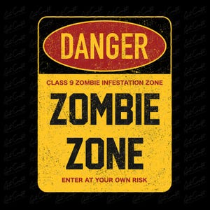Zombie Zone Png and SVG Download
