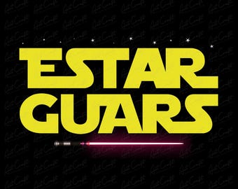 Estar Guars Lightsaber Digital Design Download