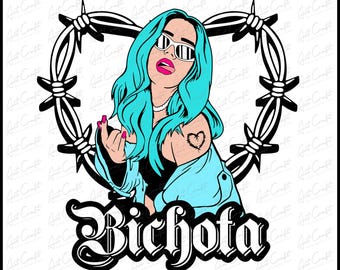 Karol G Bichota and Heart Tattoo Png Download