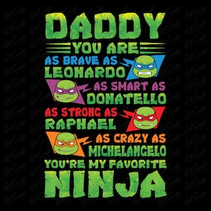 Papai, você é meu ninja favorito Design digital para download