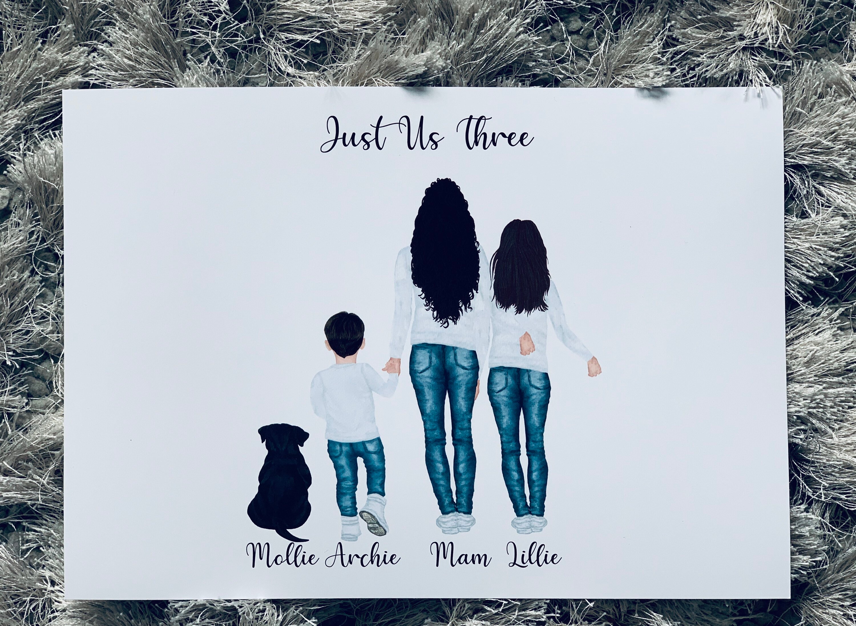 Personalisierte Familie Druck Familie Tante Onkel Etsy