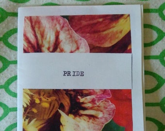 Pride - a poetry zine about queer resistance and queer family