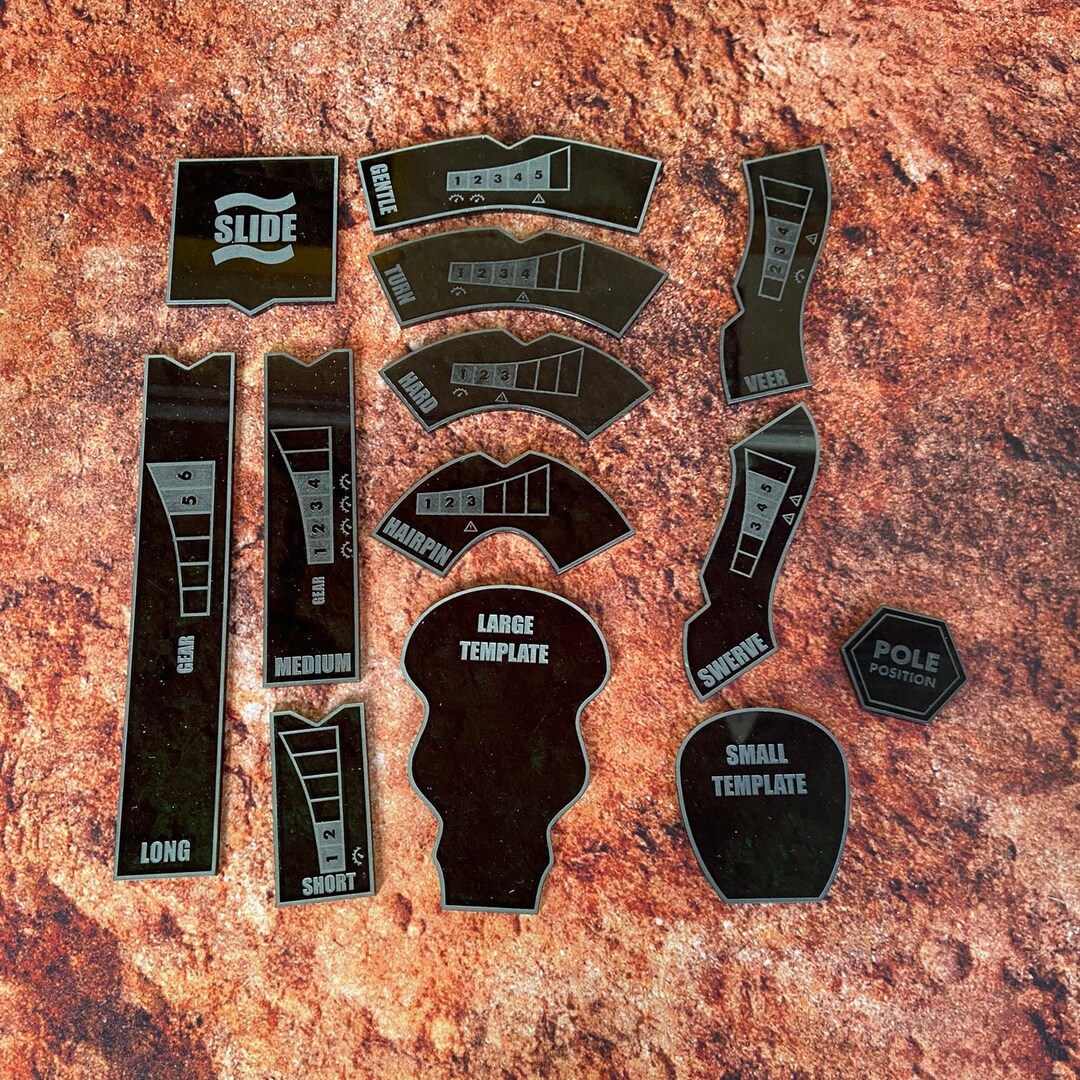 Gaslands Movement Templates - Etsy