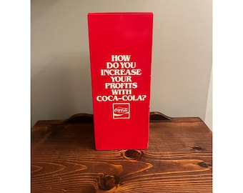 Coca-Cola Tiffany Style Marketing Kit Red Excellent Vintage Cups Display