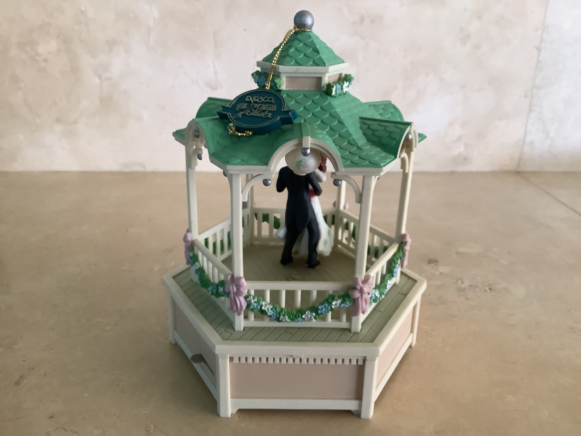 Vintage Enesco Musical Society Dancing Bride and Groom in Etsy