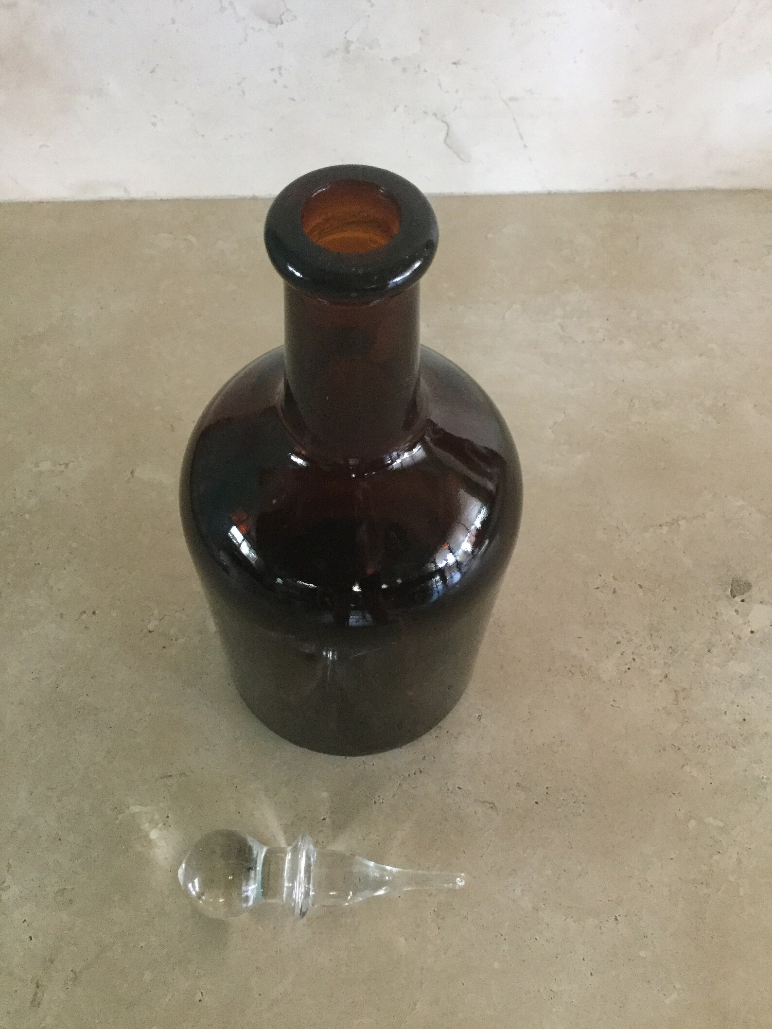 Vintage Scotland Liquor Bottle / Collectible Brown Glass Etsy