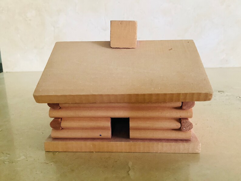Vintage Log Cabin Incense Burner / Cone Incense Burner / Etsy