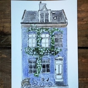 Custom Watercolor House | Storefront Illustration | Favorite Place | Housewarming Gift | Anniversary Gift