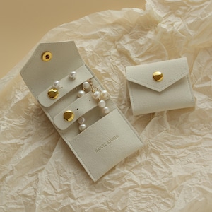 Custom Logo Mini Jewelry Roll: Microfiber Travel Pouch (50pcs)