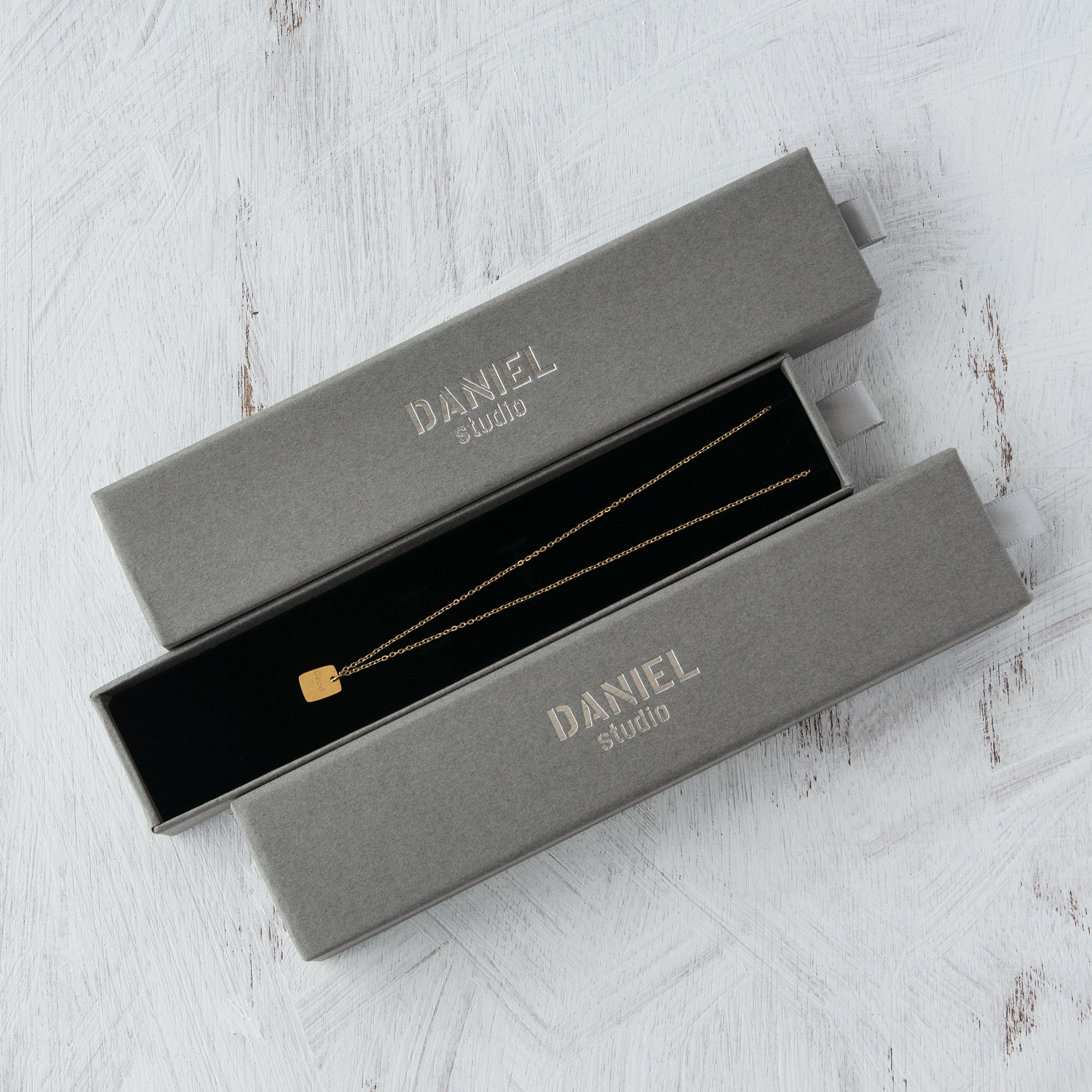 50pcs Custom Logo Jewelry Box: Personalized Necklace, Bracelet, Watch Packaging