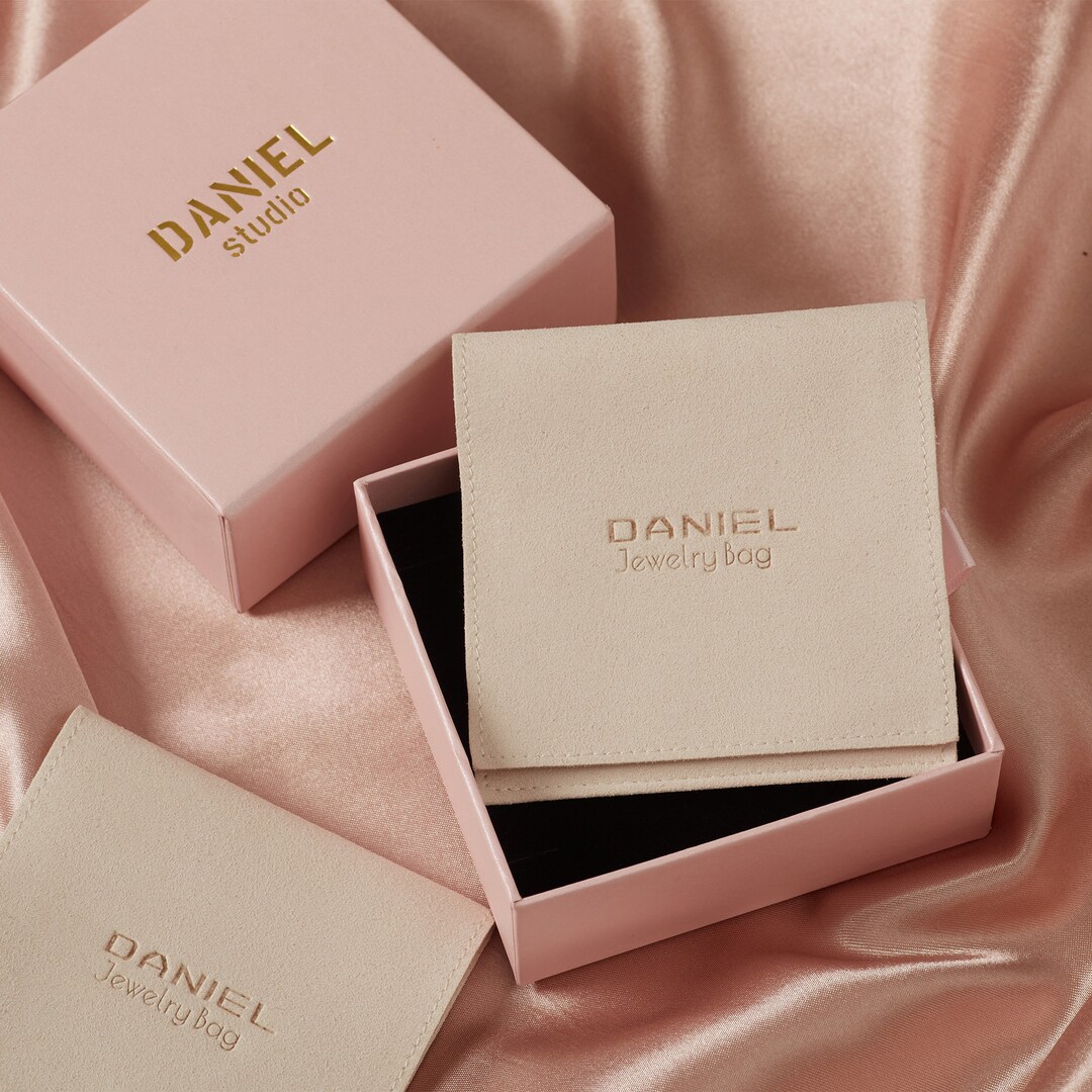 50pcs Personalized Jewelry Bags With Custom Logo Jewelry Etsy