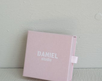 50 Pink Custom Logo Jewelry Boxes: Paper Drawer Box