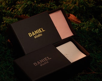 50 Pink Paper Jewelry Box Sets: Custom Logo Packaging