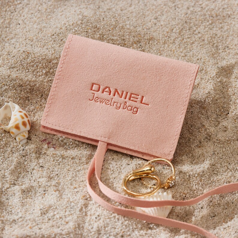 50pcs 6cm8cm Custom Jewelry Pouches With Logo Custom Jewelry Etsy