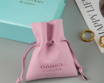 Custom Logo Microfiber Jewelry Bag: Personalized Packaging (50 Pieces)