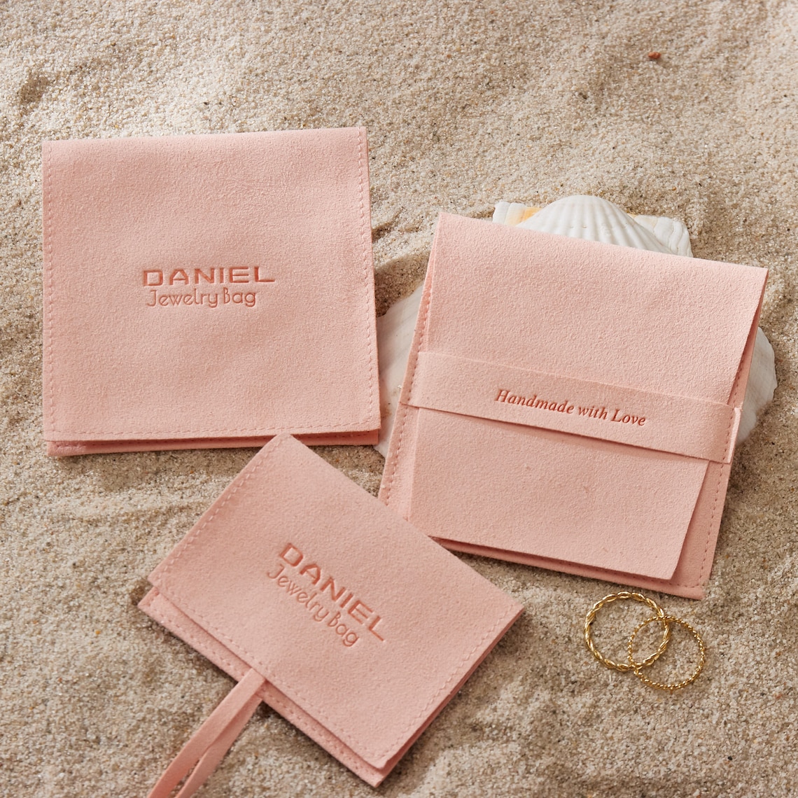 50pcs 6cm8cm Custom Jewelry Pouches with Logo custom jewelry Etsy