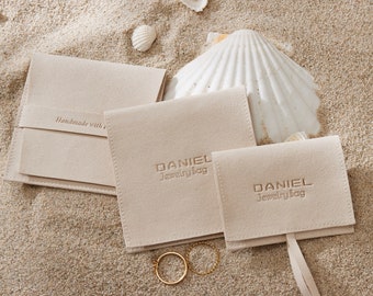 Custom Logo Jewelry Pouch: Personalized Microfiber Bag