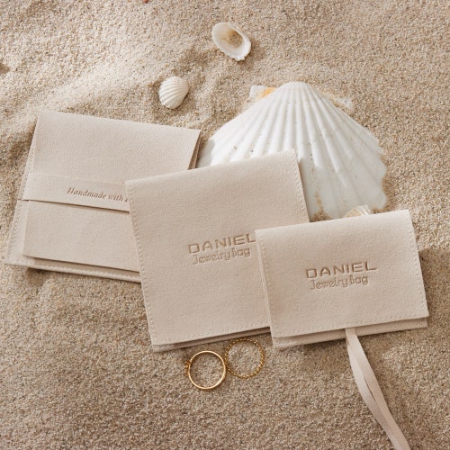 Sample Listing Personalized Jewelry Bags With Custom Logo Etsy