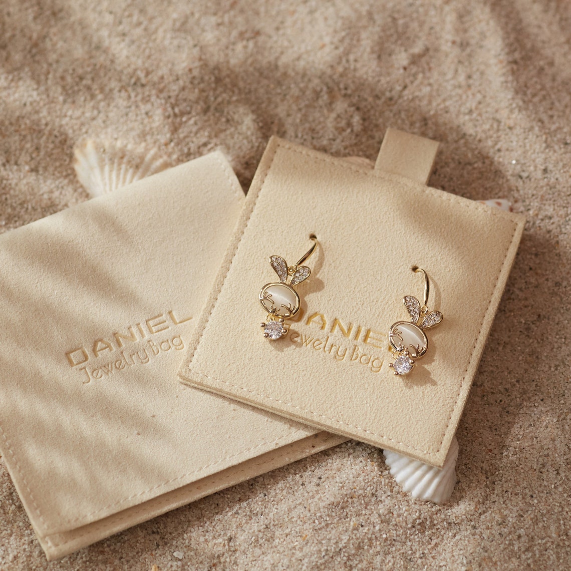 50pcs customized jewelry bags with earrings insert necklace Etsy