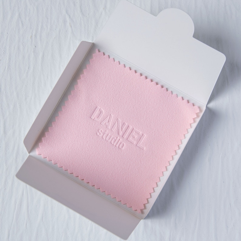 100pcs Personalized Polishing Cloths Custom Jewelry Cleaning Etsy