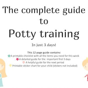 The complete guide to potty training