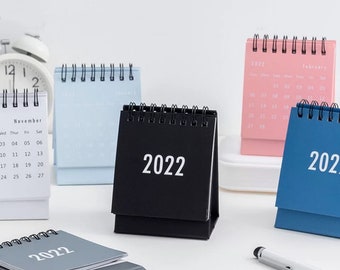 Abstract 2022 Mini Desk Calendar Mini Desk Calendar 2022 | Etsy