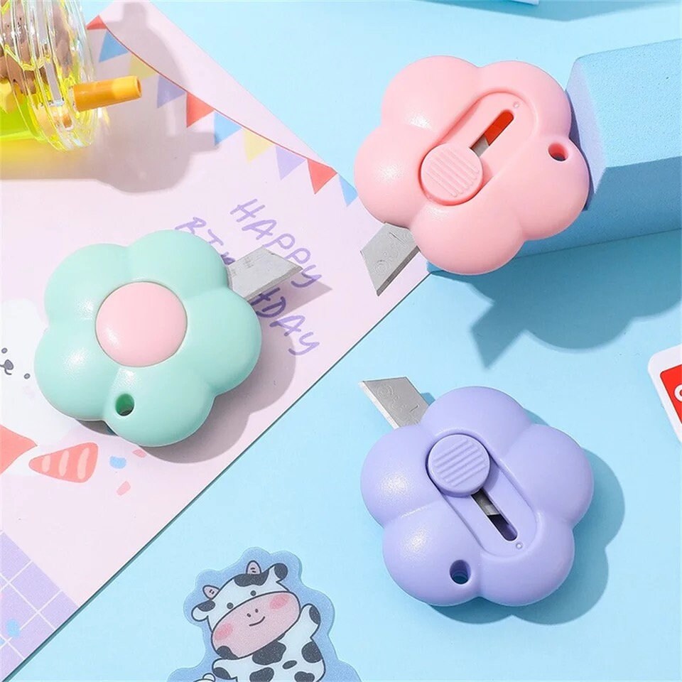 Cute Flower Floral Letter Opener Knife Cutter Utility Paper Etsy