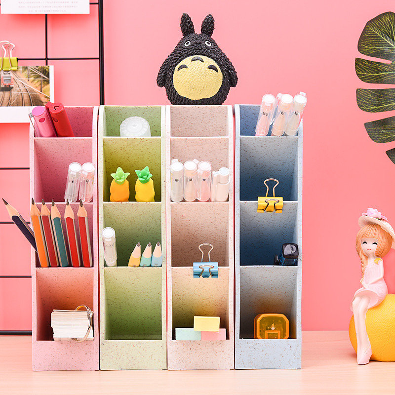Kawaii Stationery Organizer With Large Capacity For Kids And Students Ins  Cute Ikea Plate Storage For Office And Desktop Use 230627 From Bong10,  $9.92