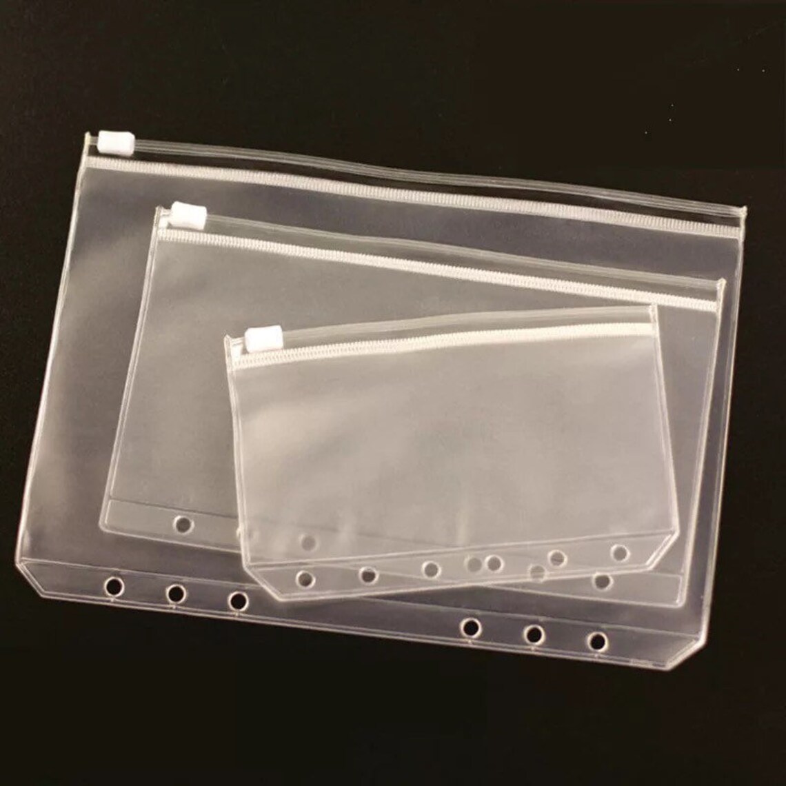 thumbnail image 2 of Document Enclosed Envelope Pouches – Clear Invoice Holders A5 A6 A7 Sizes 2 of 5