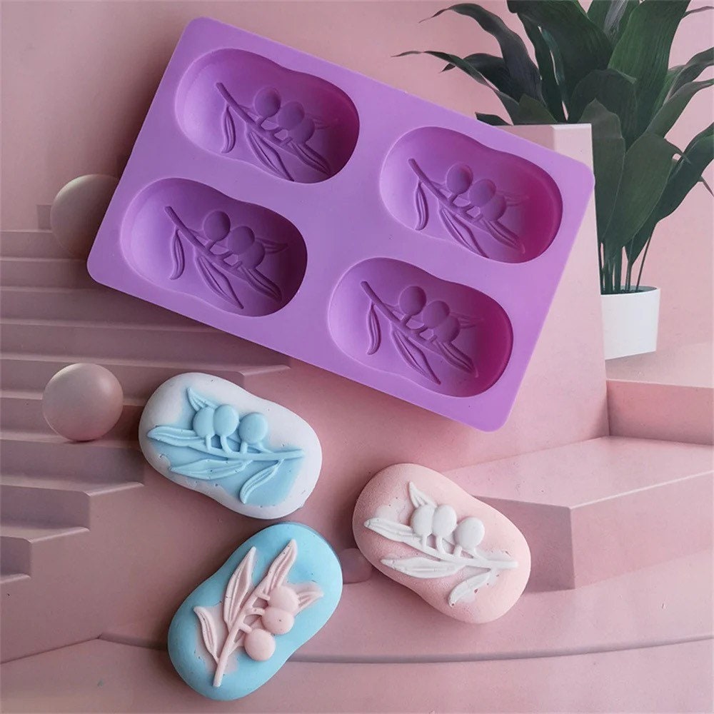 Life Tree Shape Silicone Soap Mold Handmade Cake Mould Craft Tools