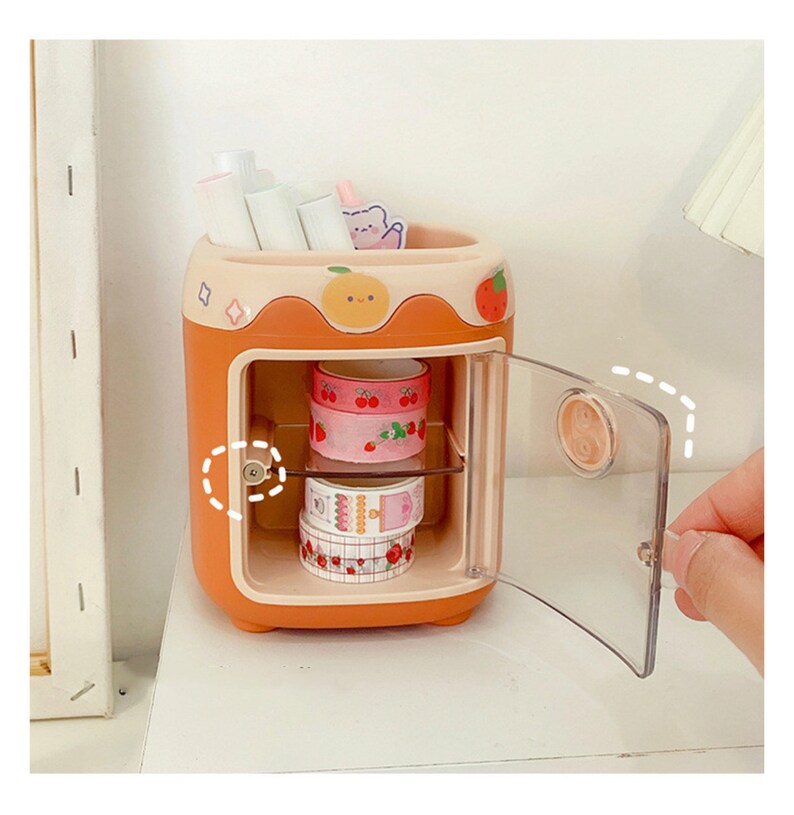Kawaii Cute Storage Stationery Holder Accessory Cosmetic Pen Etsy
