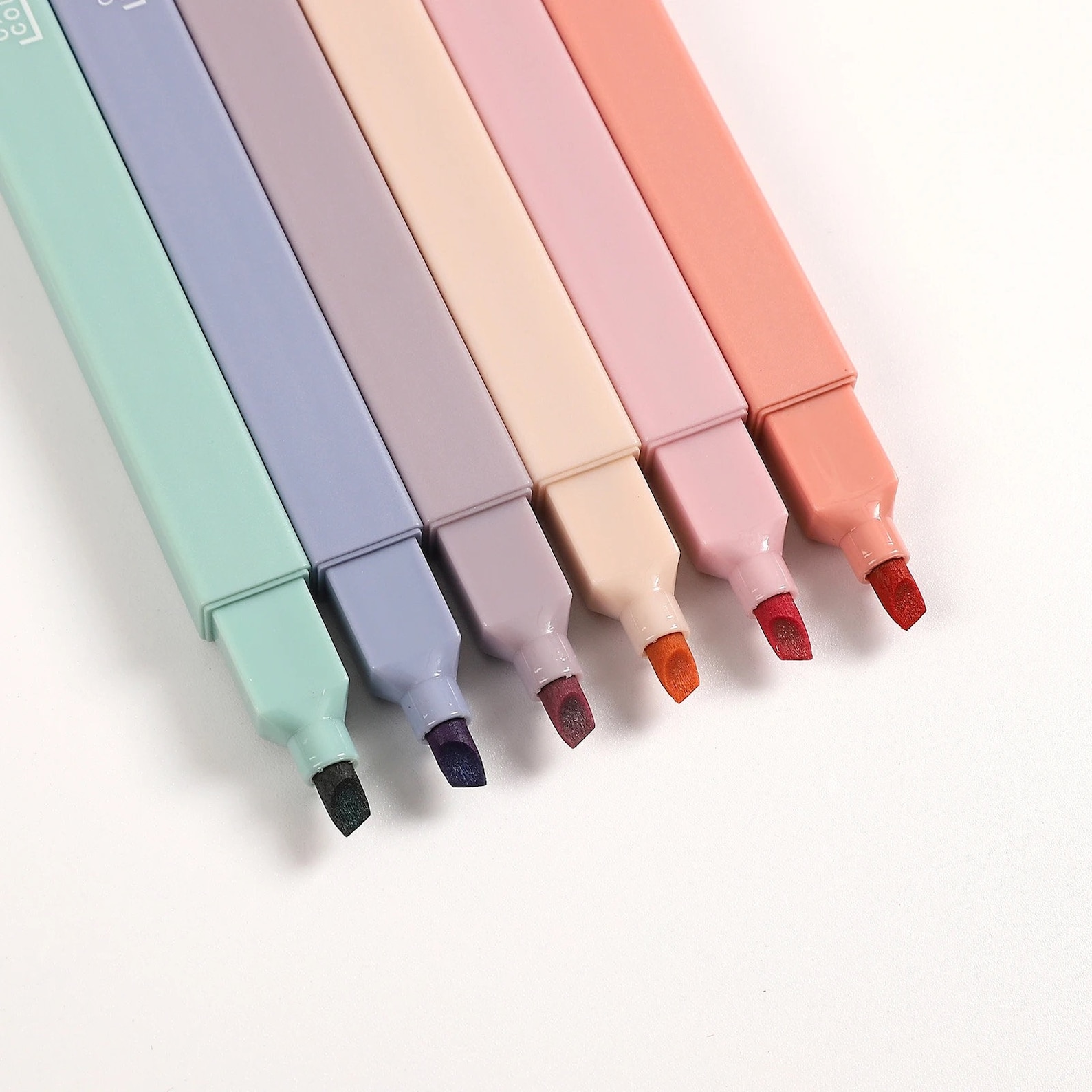 6PC Pastel Highlighter Color Planner Decor Colorful Pastels Etsy