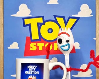 【最安値】ピクサー フォーキーSSP その他おまけ5枚セット マグカップ - フォーキーが質問する トイ・ストーリー ディズニー