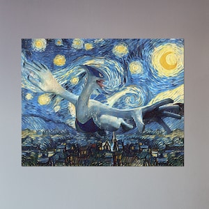 Starry Night Lugia - Imprimir