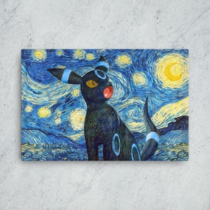Shiny Starry Night Umbreon - Canvas