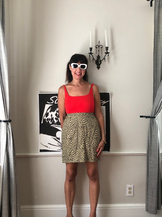 Leopard print Mini Skirt